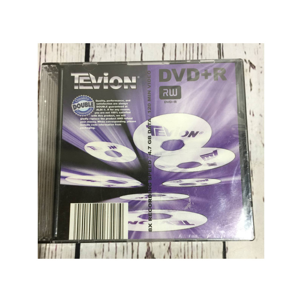 Tevion DVD+R 10 Pack 8X Recording Speed 4.7 GB Data 120 Min Video New Sealed